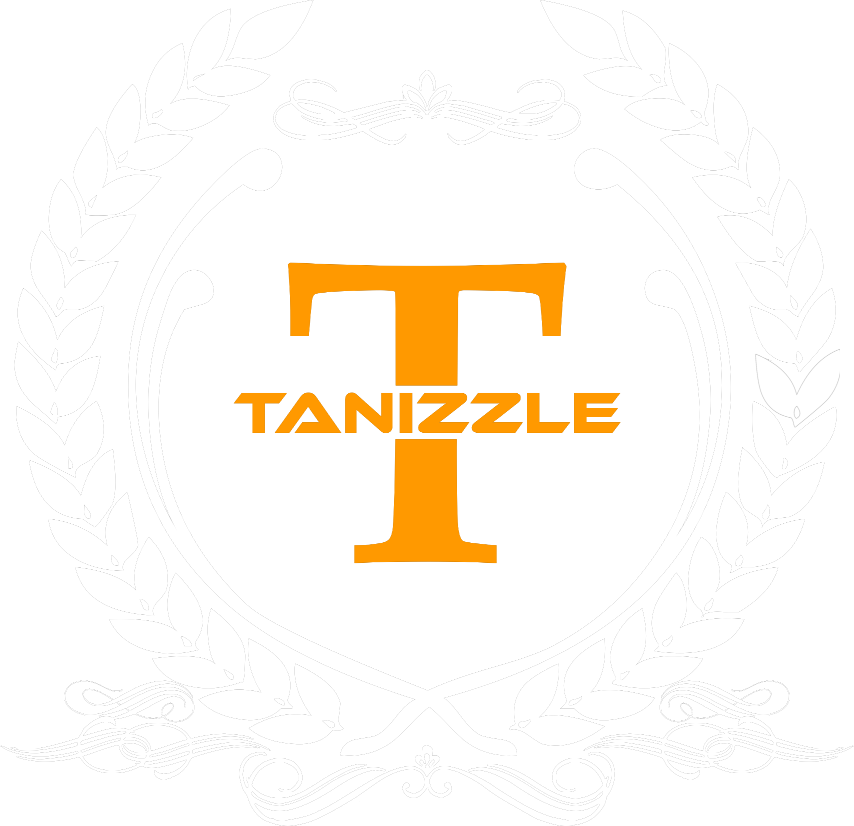 Official Tanizzle Tanizziac branding in Golden-Burn