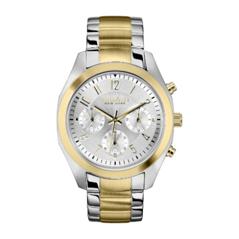 Caravelle New York - Caravelle Ny Gold Women's Quartz Watch With Two Tone Stainless Steel Bracelet 45l136