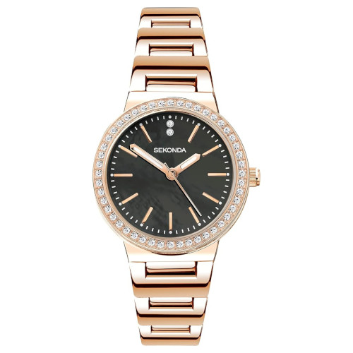 Sekonda - Sekonda Women's Rose Gold Grey Dial Watch (model 40530)
