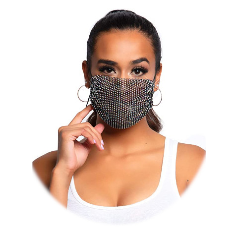 Leg Avenue - Fashionable and Stylish Rhinestone Face Masks for Women